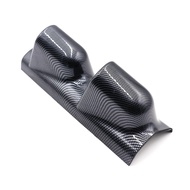 52MM Universal Car Left Driver Carbon Fiber Gauge Pod A Pillar Pod 2 Hole Gauge Mount Holder Pod Sid
