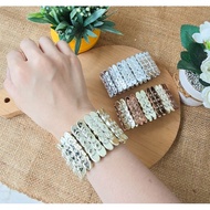 Combination spike rubber bracelet