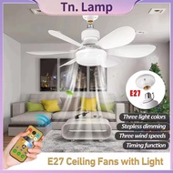 52cm Ceiling fan with remote control light LED ceiling fan light closed low fan light With bubble wr