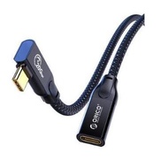 NEWEST - usb-c 3.2 male female orico cable 1m 20Gbps 4k 5a 90 degree CLY32-10
