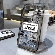 Tpu Shockproof original art Cartoon line soft Case hp OPPO A3x A60 reno 12 11 pro plus 11f a16 a17 a