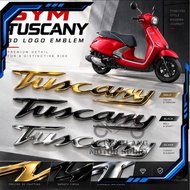 EMBLEM SYM TUSCANY SINGLE LAYER LOGO EMBLEM ACCESSORIES ACCESSORY MODIFIED MODIFY