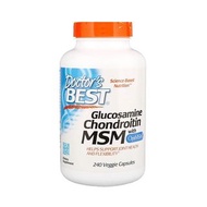 美國Doctor’s Best Glucosamine葡萄糖胺1500毫克+軟骨素1200亳克+MSM1000亳克，240粒膠囊