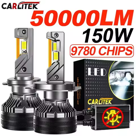 CARLitek K5C PLUS 150W H7 Canbus Led Bulbs 50000LM High Power H1 H4 H11 HB3 9005 HB4 9006 K6C Led Do