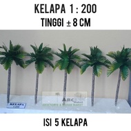 1:200 Scale Coconut Tree Model for Architecture