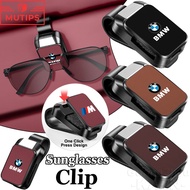 BMW Car Sunglasses Clip Car Sun Visor Glasses Holder Sunglasses Storage Case For M Power Z4 E89 E85 