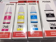 หมึกเติม Canon GI-790 แท้ Box มีกล่อง Original BK/C/M/Y for G1000 G2000 G3000 G1010 G2010 G3010 G400