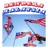 Bendera  Malaysia Jalur Gemilang Malaysia Flag 2'x4' Flag Malaysia Jalur Gemilang Bendera Besar Tali
