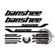 Banshee Bike Frame Decals