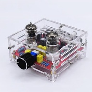 XH-A201 Audiophile 6J1 Tube Amplifier Front Board HIFI Class A Tone Preamp Board with Crystal Shell