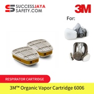 3M™ 6006/6059 Multi Acid Gas/Organic Vapor Cartridge 6006👷🏻‍♂️😷, Respiratory Protection 60/Case