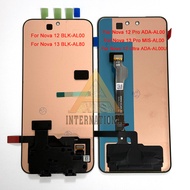 จอ LCD โนวา12ของแท้สำหรับ Huawei Nova 13 BLK-AL80หน้าจอสัมผัส LCD Nova 13 Pro กรอบจอ LCD สำหรับ Nova