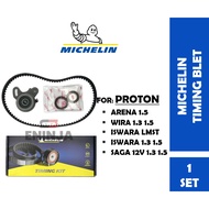 【100% ORIGINAL】MICHELIN Timing Belt Set Proton Saga 12V/ Iswara/ LMST/ Wira 1.3/ Wira 1.5/ Satria 1.