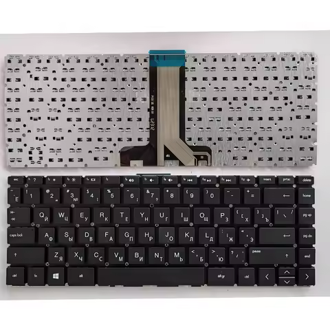 RU Layout for HP Pavilion 14-DF 14-DK 14-CF Laptop Keyboard
