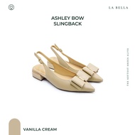 LA BELLA รุ่น ASHLEY BOW SLINGBACK - VANILLA CREAM