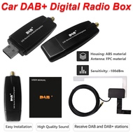 DAB+ Receiver Antenna Amplifier USB Adapter Android Car Radio Signal Booster Dongle Module for Android 5.1 and Above Car Radio