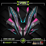 Striping VARIO 125 NEW GEN2 MOTIF 15 TRANSPARENT STICKER UV STICKER HONDA VARIO 125i GEN 2 VARIATION