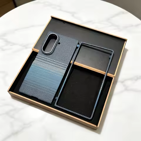 Phone Coque For Magsafe Magnetic Case For Samsung Galaxy Z Fold7 8 Ultra 5G Aramid Carbon Fiber Z Fo