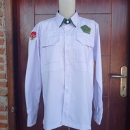 JAHITAN RUMAHAN kemeja kemenag terbaru 2024 baju dinas kementrian agama RI kemeja wanita