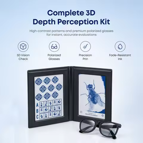 Optical Equipment Optometry Stereo Fly Vision Test (SO001) for Evaluation of Gross Stereopsis and Fi
