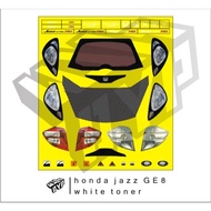 Decal tomica honda jazz GE8 (Gen2) white toner