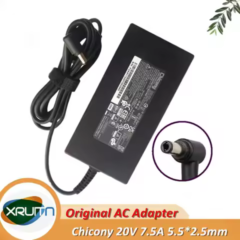 Original Chicony A18-150P1A AC Adapter A150A048P 20V 7.5A 150W Power Supply for Gigabyte G5 ME Gamin