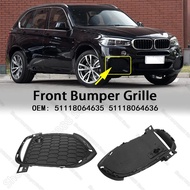 Front Bumper Fog Light Grille Cover For 2014-2018 BMW X5 35i 35ix 35dx 40ex 50ix (F15) 51118064635 5