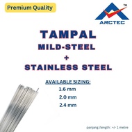Filler rods untuk tampal mild steel + stainless steel