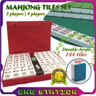 Mahjong Set 4 Player Chinese Mahjong Set With Carrying Case Mahjong Game Travel
