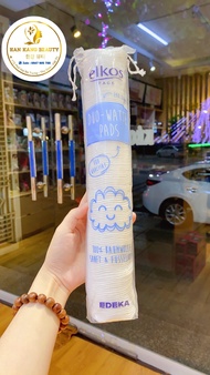 Bông tẩy trang mềm mịn Elkos 140 miếng của Đức