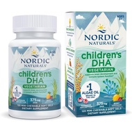 Nordic Naturals Children's DHA Vegetarian - Kids DHA Omega-3 Supplement -Algae Oil - Berry Lemonade 