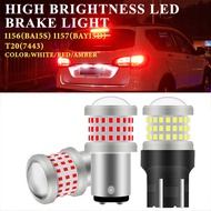 2Pcs Caus 7443 W21/5W T20 Brake Light Humantong 1157 Ba15d Parking 1156 Led Ba15s P21w Aytime Run