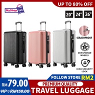 [PREMIUM] ABS+PC BAGASI LUGGAGE HARDCASE TRAVEL LUGGAGE SETS SUITCASES 20 INCH & 24 INCH & 26 INCH 行
