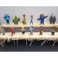 12PCS  ZOOTOPIA ANIMAL ACTION FIGURE TOY RABBIT JUDY,FOX NICK