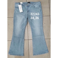 CELANA JEANS PUTIH/ CUTBRAY JEANS JUMBO/VJ IMPORT