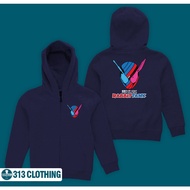 Kamen Rider Build Rabbit Tank Children's Zipper Hoodie Jacket Build Rabbit Tank Kamen Rider Children