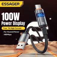 100W 7A USB Type C Cable Fast Charging USB C Cord Cable