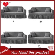 [OnLive] Sofa Cover Sofa Seersucker Textured Sofa Protector with Pleated Skirt for L-Shape U-Shape &amp; Sectional Sofa