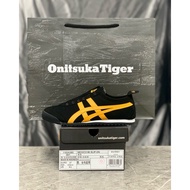 Onitsuka Slip On Black Yellow Shoes Free Paperbag
