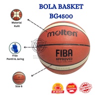 [PREMIUM ORIGINAL] BG4500 LEATHER BASKETBALL BG4500 BASKETBALL/ FREE VALVE AND NET