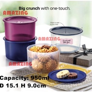 Tupperware One Touch Topper Small 950ml/ Tupperware Polka Dot One Touch Canister 1.25L ready stock