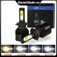 1 Pair LED Car Headlight 10000LM Auto LED Headlight H4 H1 H7 H9 H11  4300K 6000K 8000K P67 Waterproo