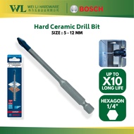 BOSCH Hex-9 Hard Ceramic Drill Bit / tile drill bit bosch / hex tile drill bit / mata tebuk mozek / 