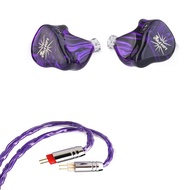 Kiwi Ears Quartet 2DD+2BA Hybrid in-Ear Monitor and Tripowin Zonie 3.5mm 2Pin Cable Bundle