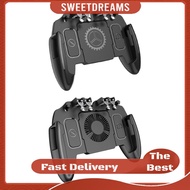 6 Fingers Mobile Gaming Cooling Gamepad for PUBG Game Controller Joystick