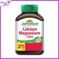 Jamieson - 鈣鎂鋅 (超值加量裝) 200 粒裝(包裝隨機提供)[平行進口] 此日期前最佳:2027年09月30日