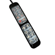 12 Volt 24 Volt Undercarriage Module LED Light Automatic Flashing 16 LEDs 8 WATT