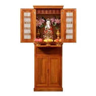 WJ02Buddha Shrine Clothes Closet Altar Household Buddha Chinese Cabinet Buddha Shrine Altar Shrine Avalokitesvara Altar