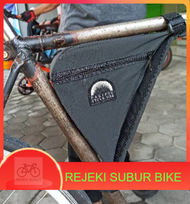 Old school federal kebo fixie bicycle frame bag slanted frame