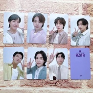 Kpop idol BTS FESTA  Photocards Fan Collection Special Gift 10th Anniversary Card